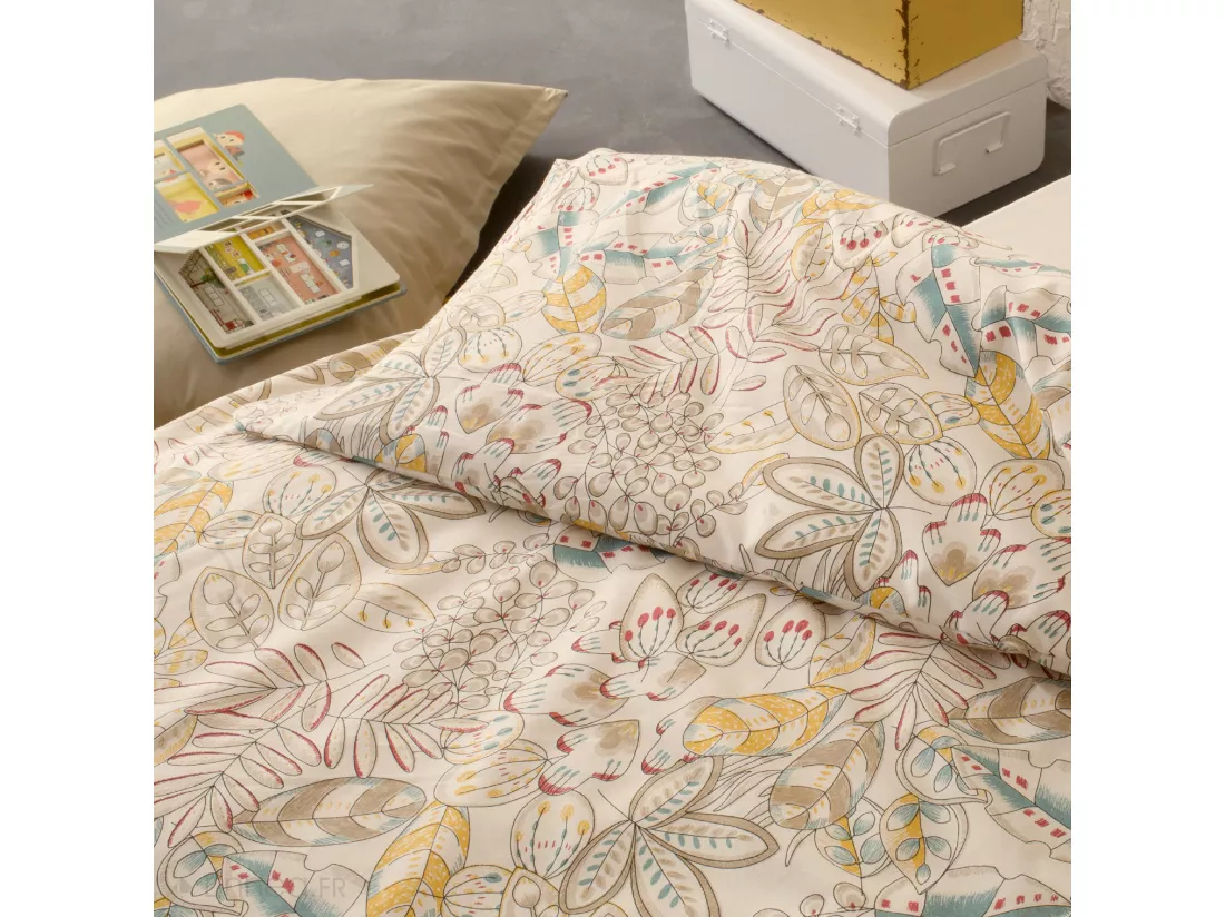 Housse de couette 200x200 cm coton SACHA écru Naturel