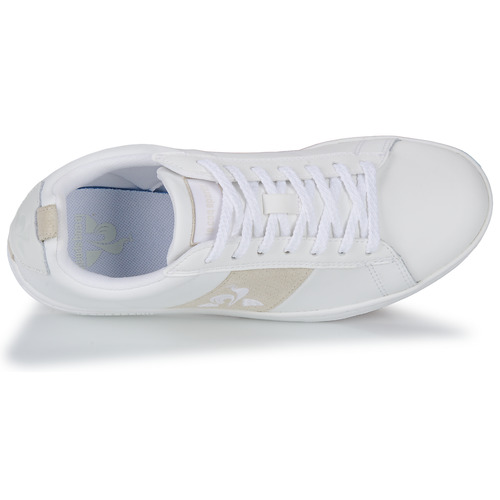 Le Coq Sportif - COURTCLASSIC W PREMIUM - Blanc / Beige