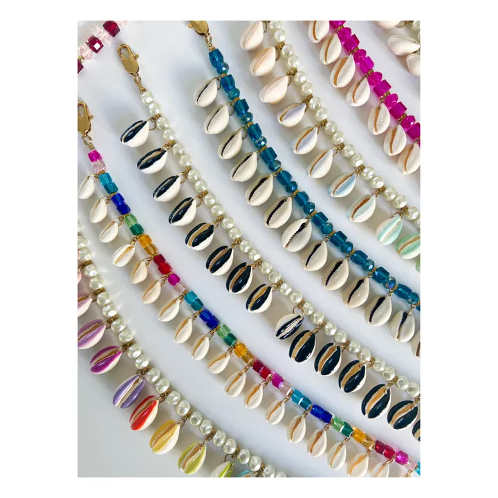 The Shell Dealer Collier Coquillages Poppers | Noir