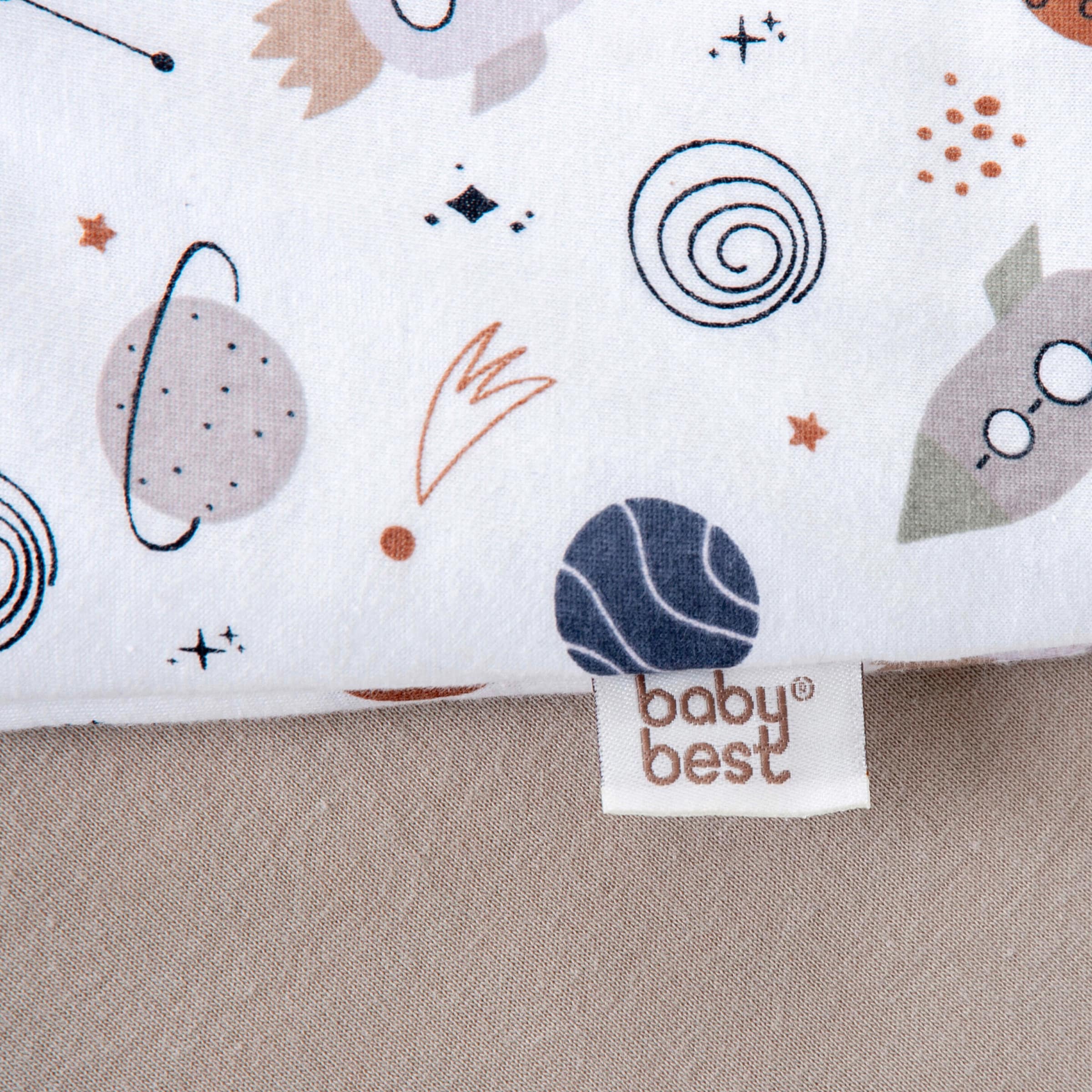 Baby Best Ganzjahres-Sleepoverall 2.5 TOG weiß / Weltall