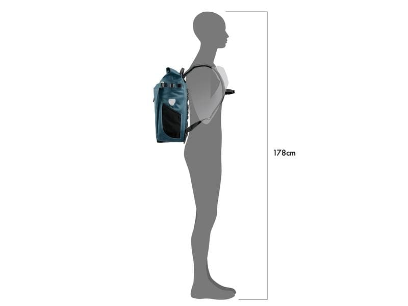 Ortlieb Rucksack Vario PS 26 l, Petrol Rucksack und Radtasche