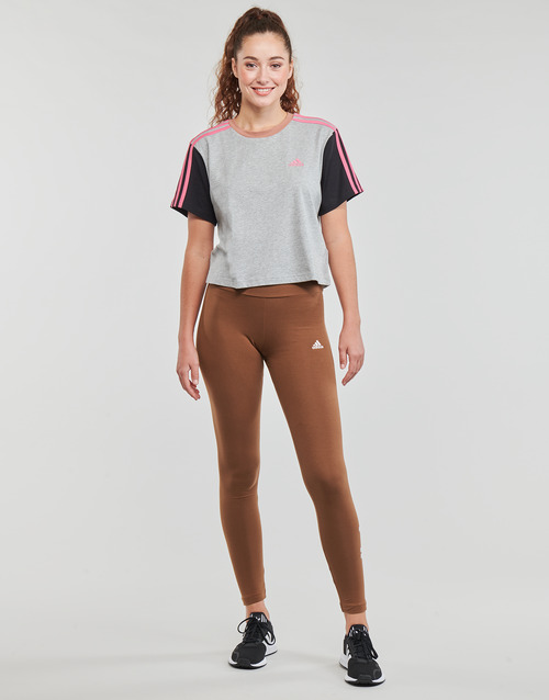 Adidas Sportswear - LIN LEG - Marron / Blanc