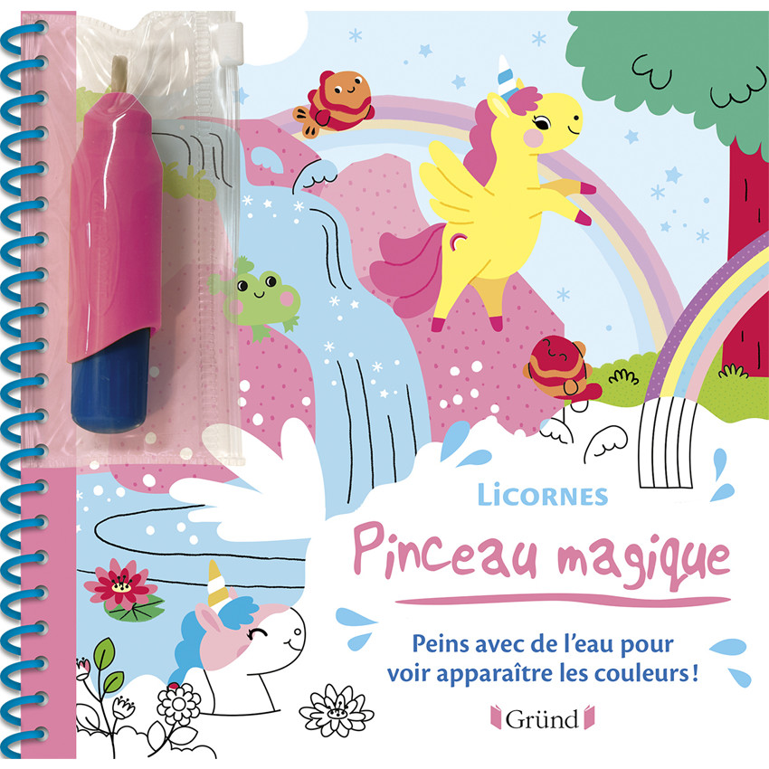Livre Pinceau magique Licornes