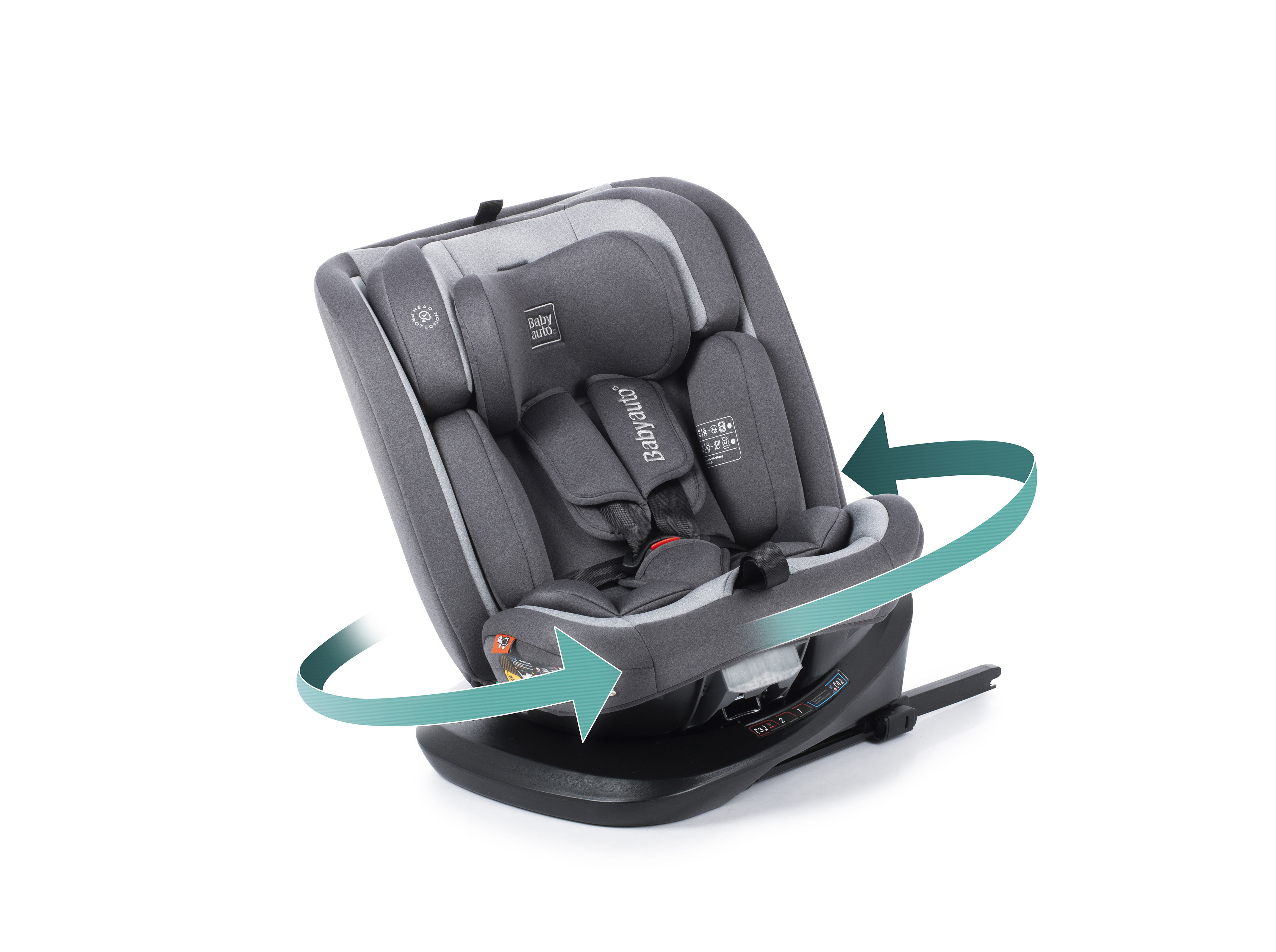 CADEIRA AUTO I-SIZE BABYAUTO 40-150CM ISOFIX ROT