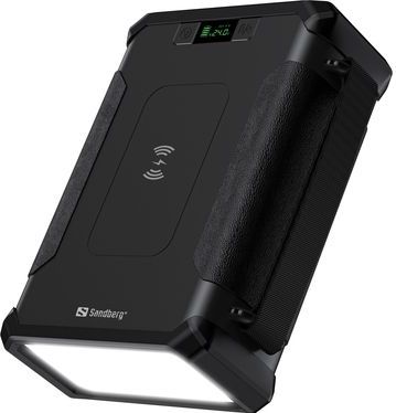 Sandberg 420-78 powerbank 96000 mAh Draadloos opladen Zwart
