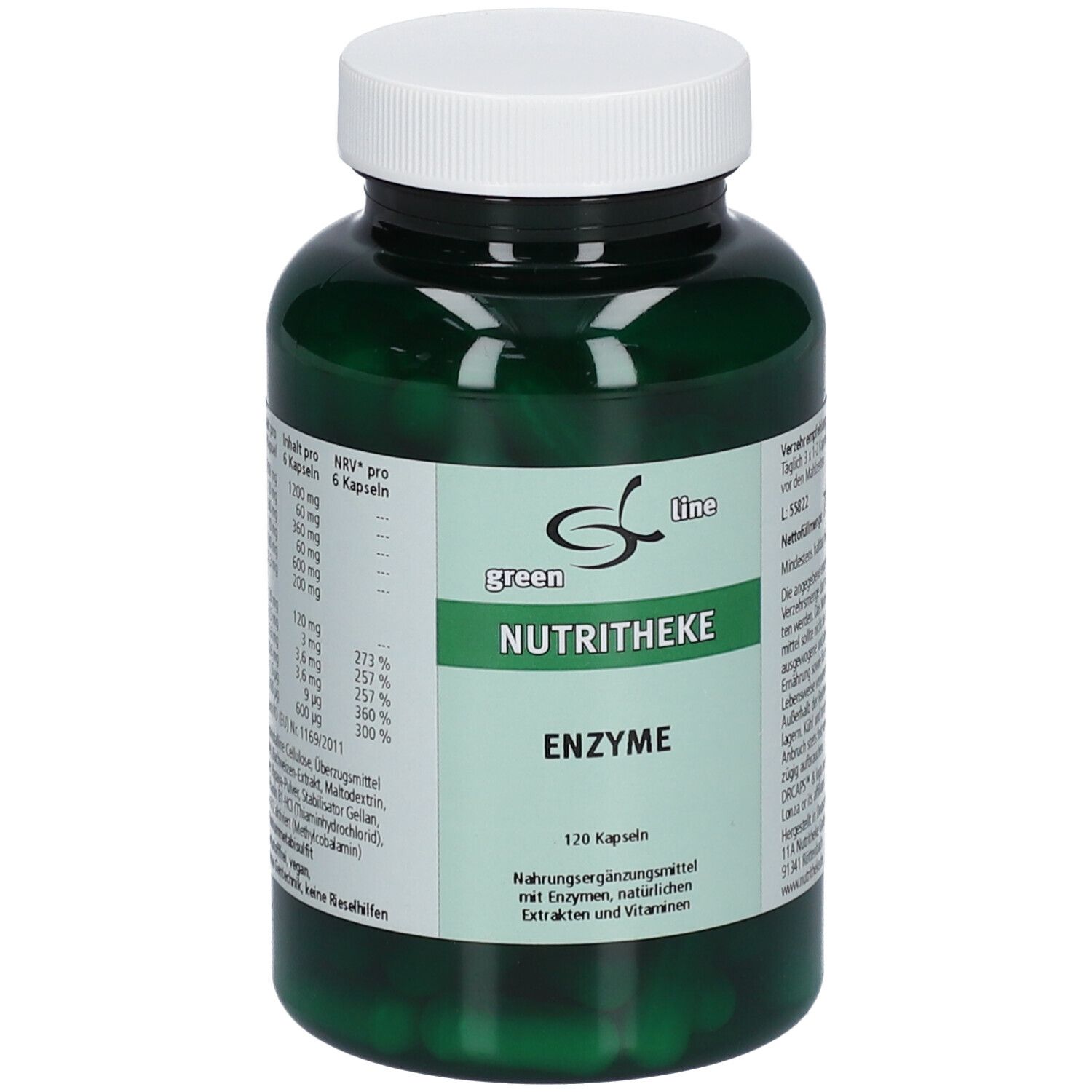 green line NUTRITHEKE Enzyme