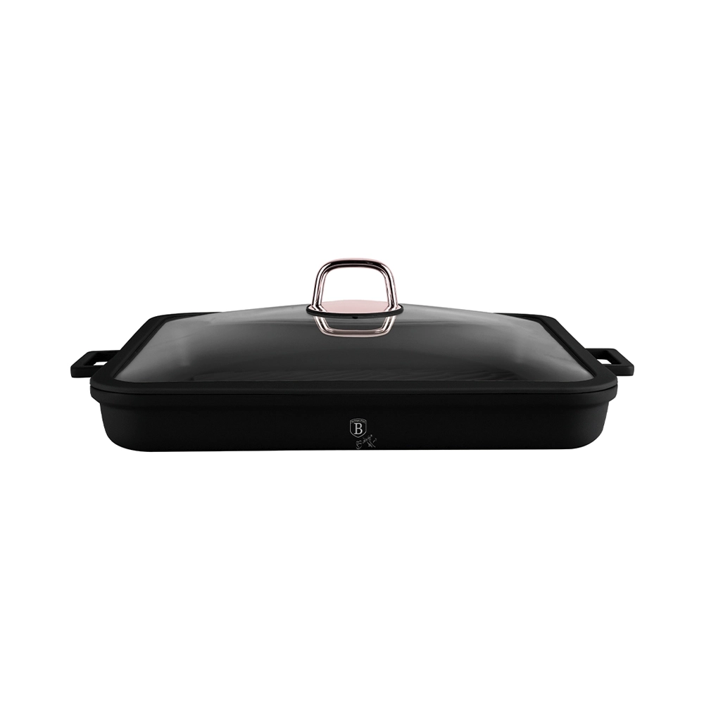 Berlinger Haus Grillpfanne mit Deckel Black Rose Collection