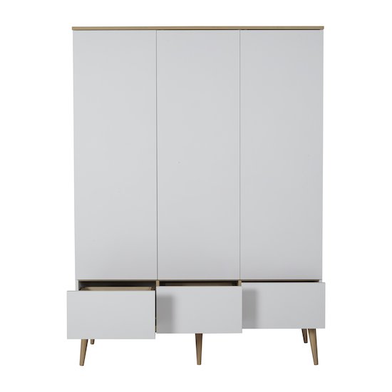 Flow armoire 3 portes   White & Oak        de               Quax