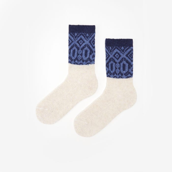 inSua THE COLLECTION-Sokken jacquard kasjmier - Insua The Collection