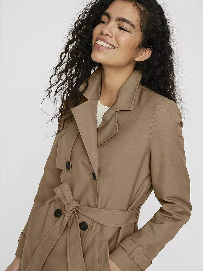 VERO MODA Trenchcoat VMCELESTE camel