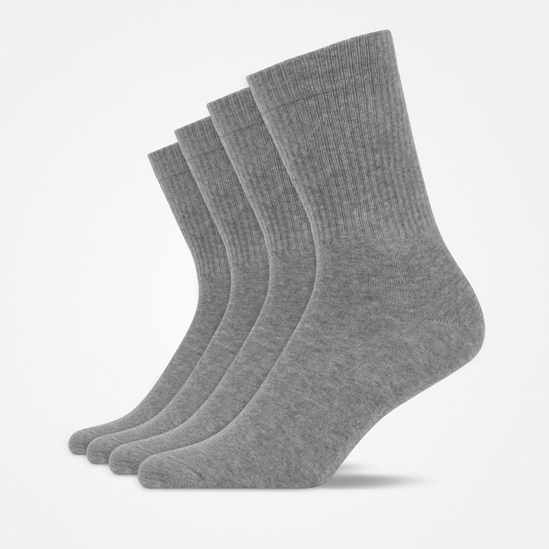 Tennissocken aus Bio-Baumwolle Grau