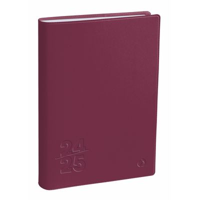 Agenda Touch - 1 semaine sur 2 pages - 16 x 24 cm - bordeaux - Quo Vadis