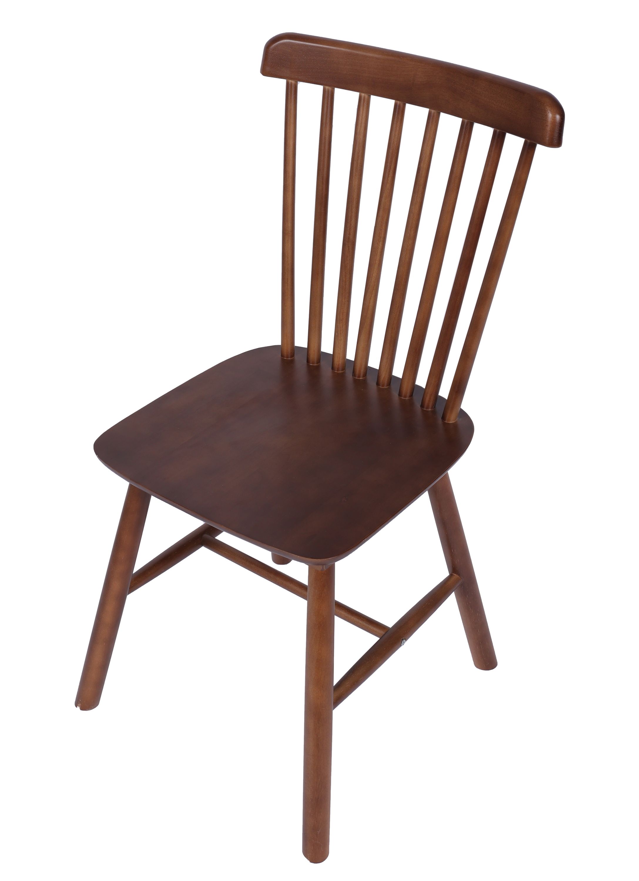 Esszimmerstuhl Holz YOSHI 2er Set dunkelbraun