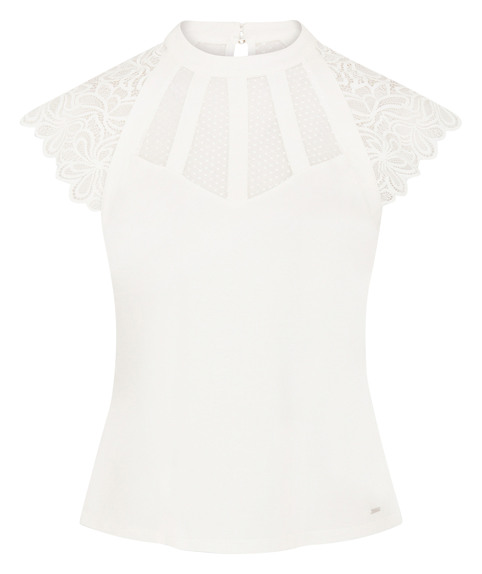 DEMANE - Top manches courtes | Blanc