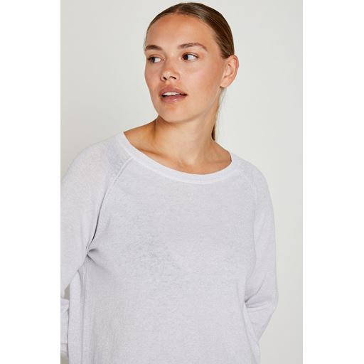PBO Bekka Striktrøje, Silver, XXL