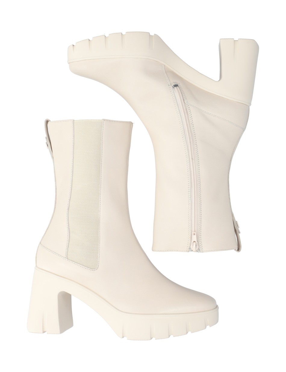 Glattleder Stiefelette