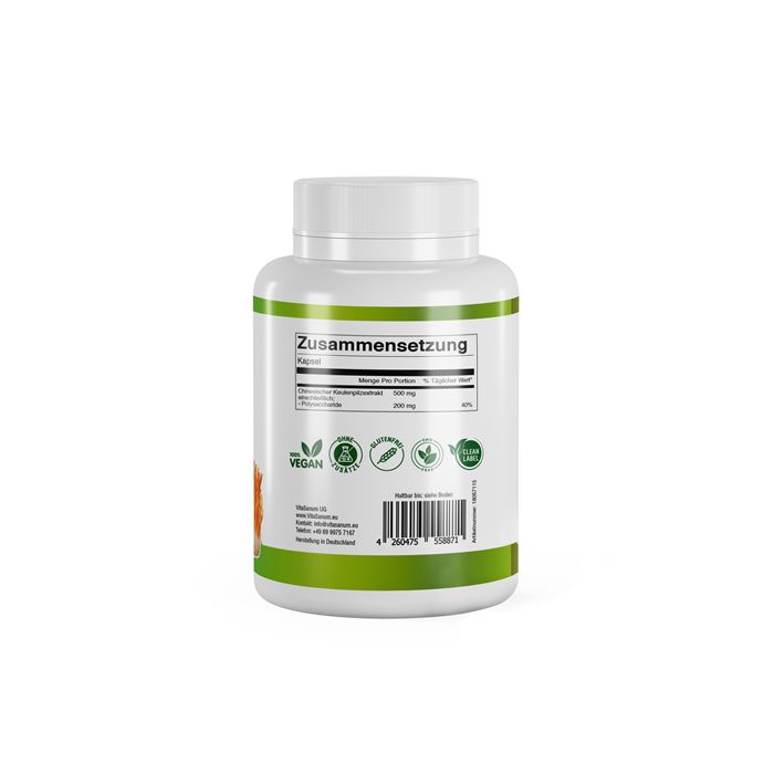 Cordyceps Extrakt (Cordyceps sinensis (Berk) Sacc.)