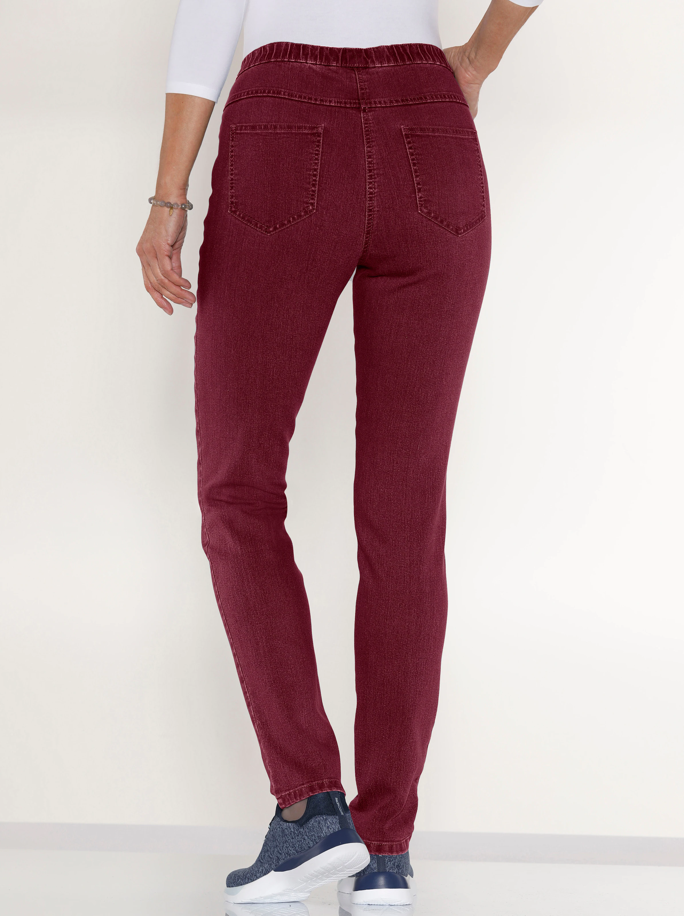 Jeggings in bordeaux