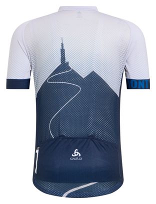 Maillot Manches Courtes Odlo Performance Mont Ventoux Bleu/Gris