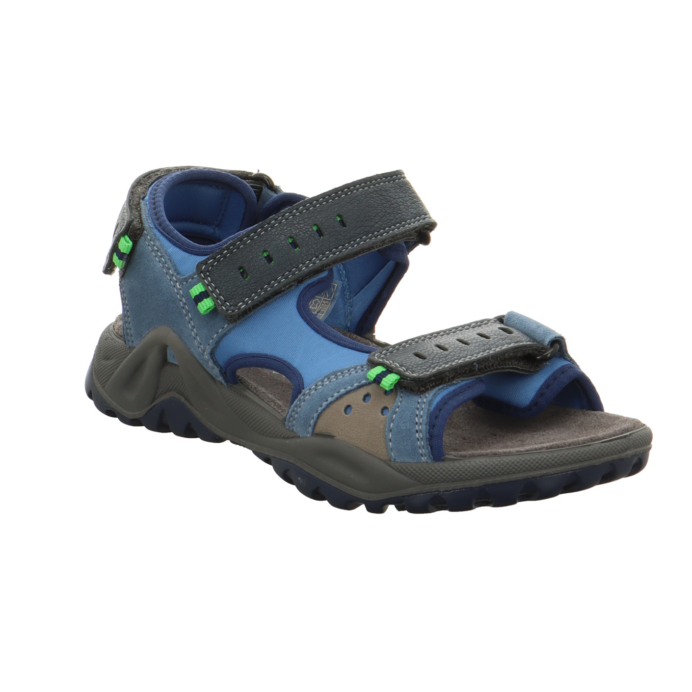 Jungssandale blau