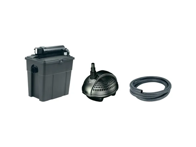 Pontec 50238 Multiclear set 5000 Filtersæt Med UVC-klaringsenhed 1500 l/h