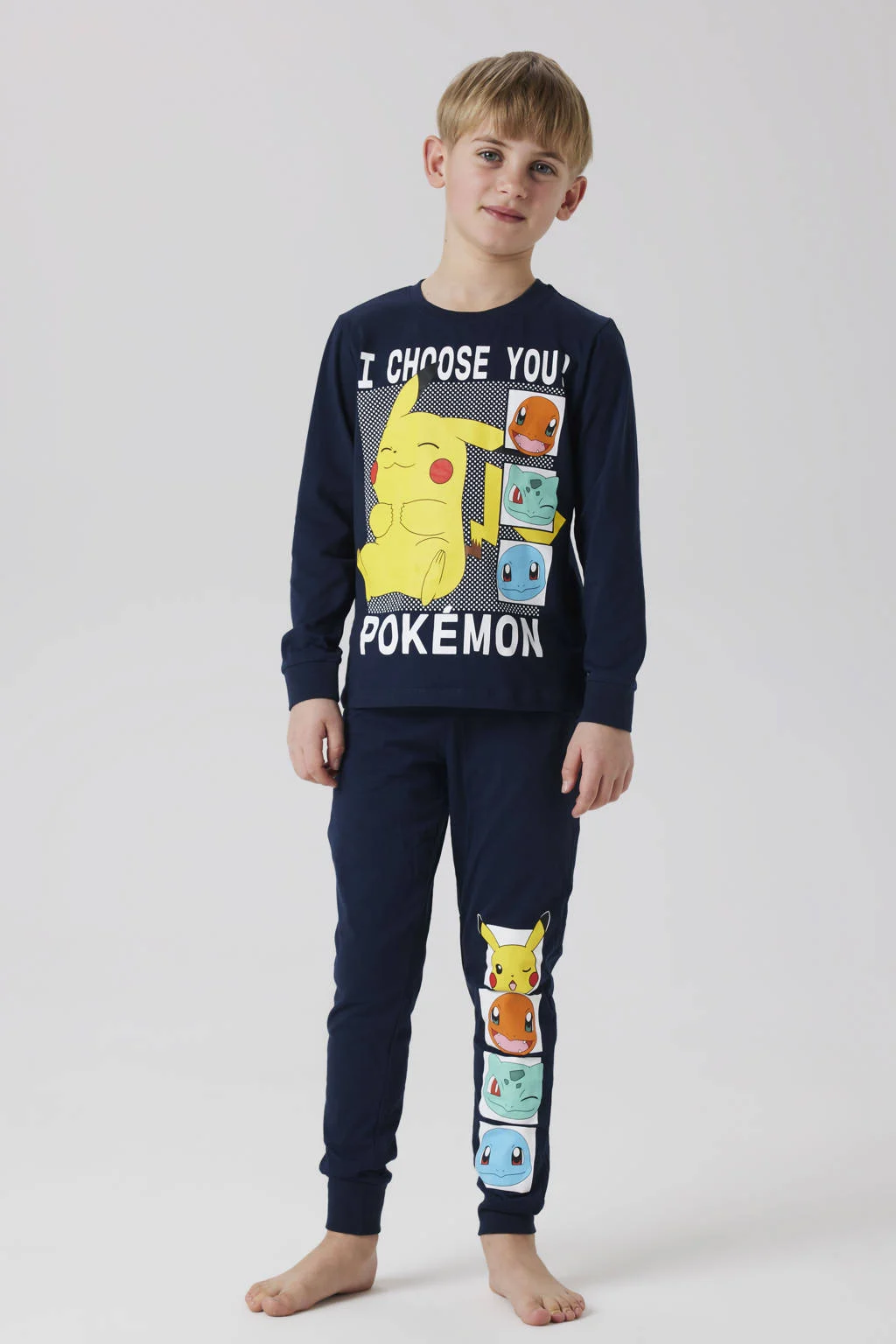 NAME IT KIDS Pokemon pyjama donkerblauw