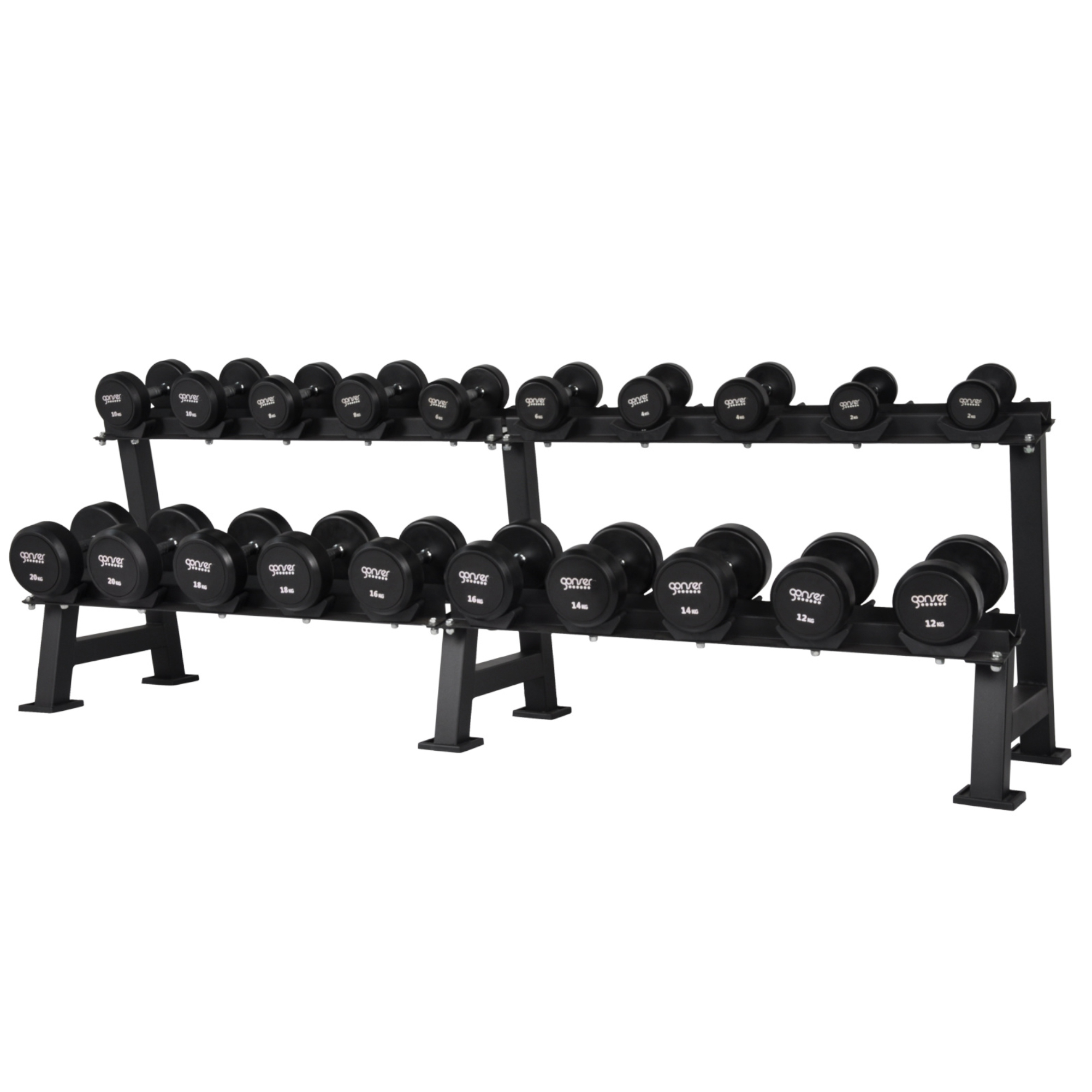 Kurzhanteln TYSON Komplettset 2-20 kg inkl. Ständer