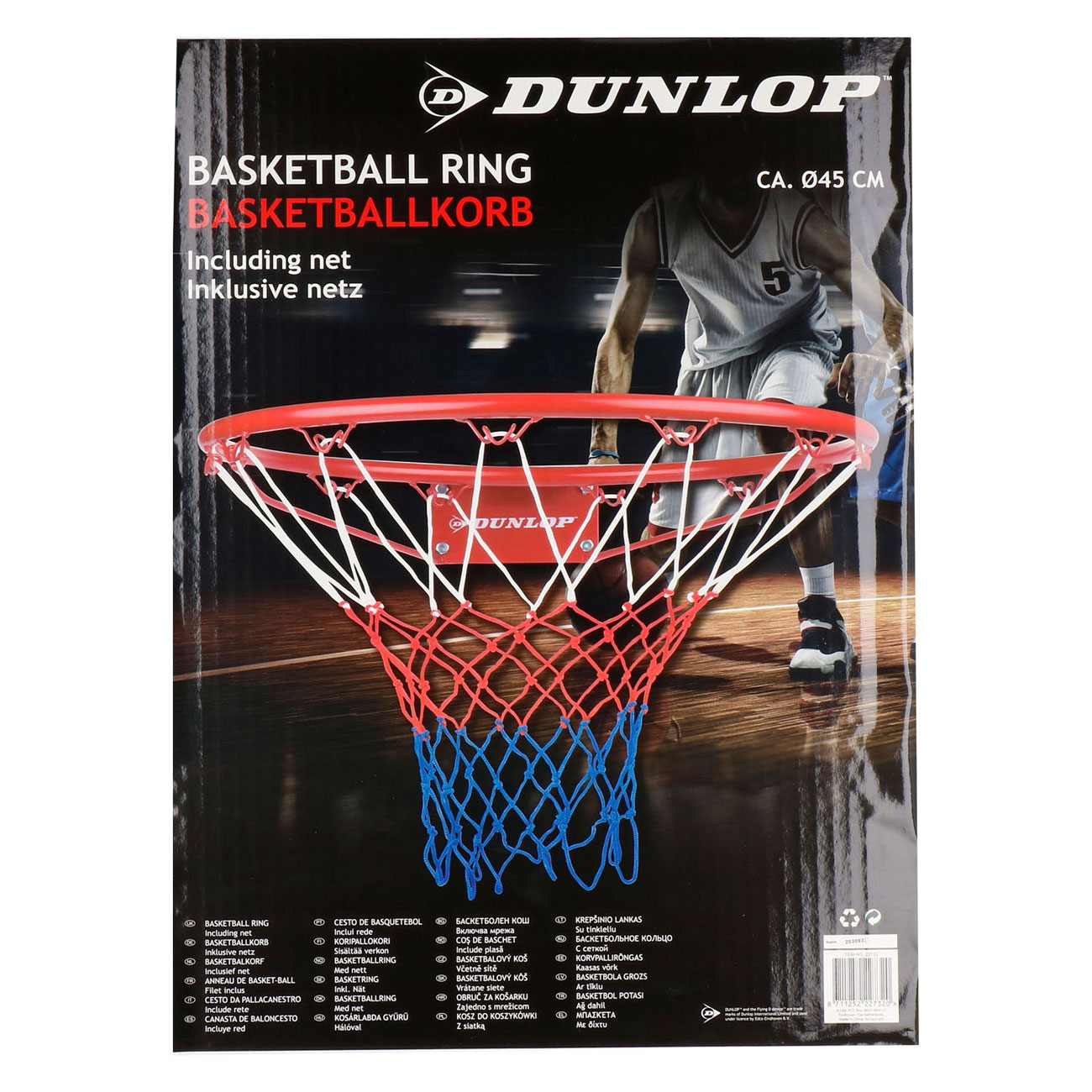 Dunlop Basketbalring met Net
