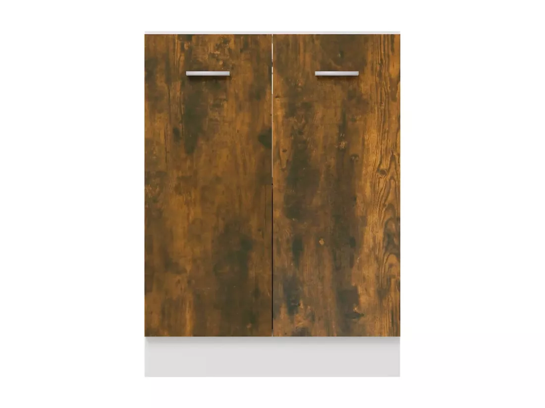 Armoire de plancher Chêne fumé 60x46x81,5 cm Bois d'ingénierie