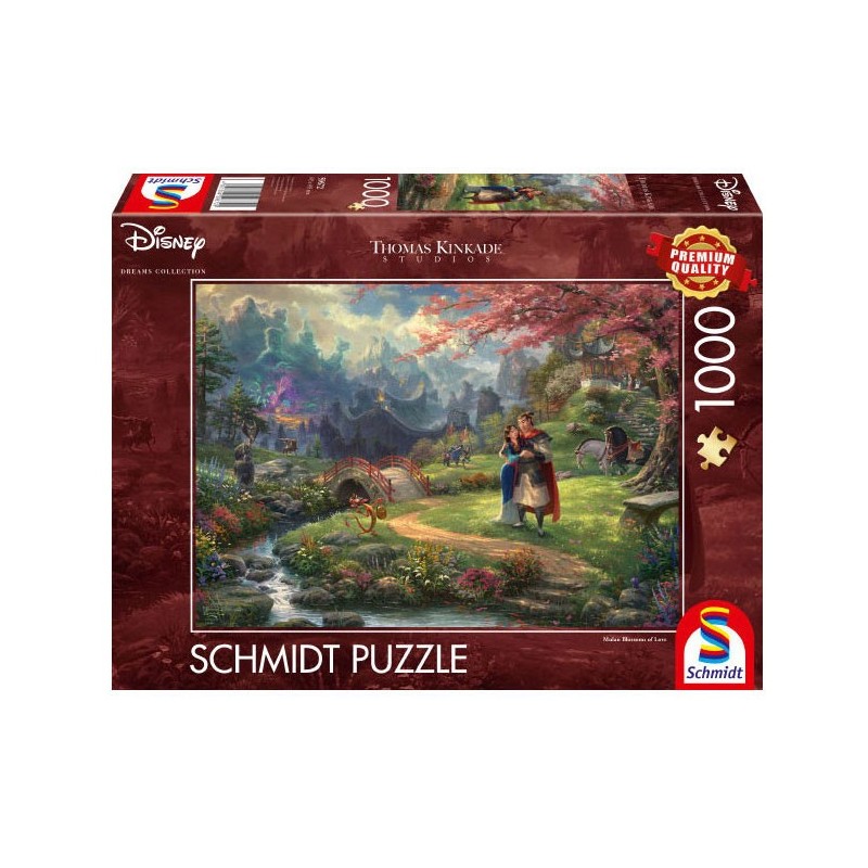 Puzzle 1000 pièces Kinkade - Mulan