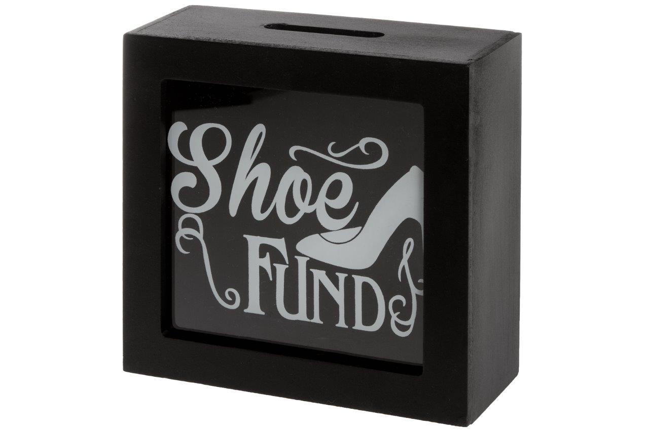 Spardose SENNA - schwarz - Shoe Fund