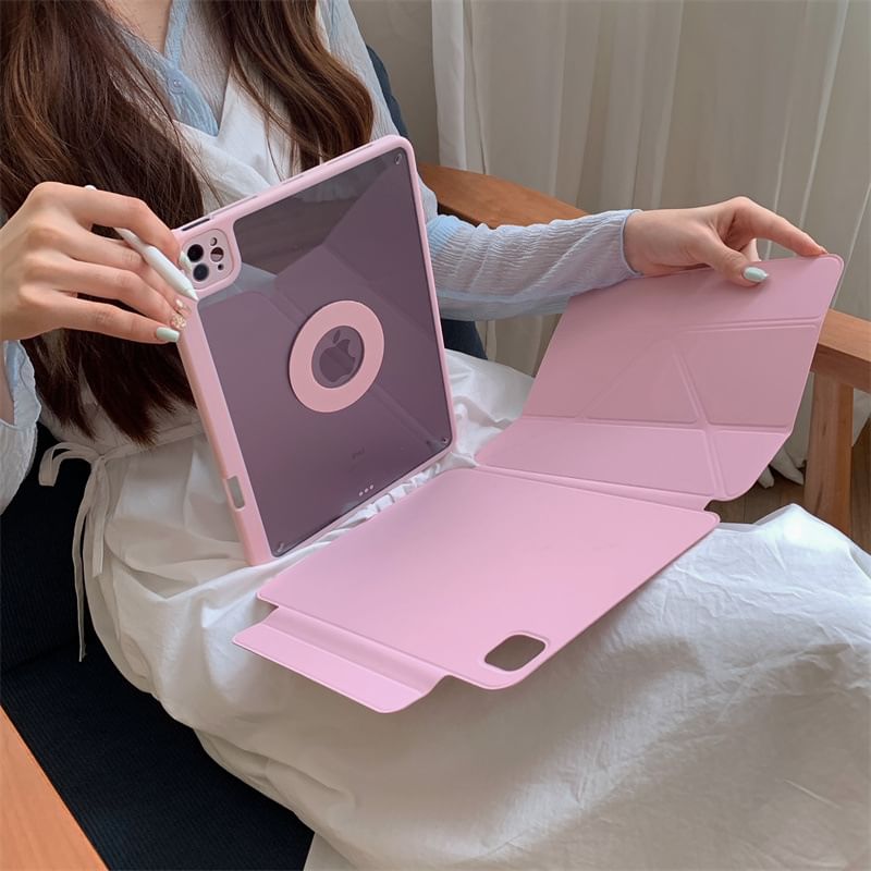 Elliure - Eenvoudige opvouwbare standaard iPad-hoes