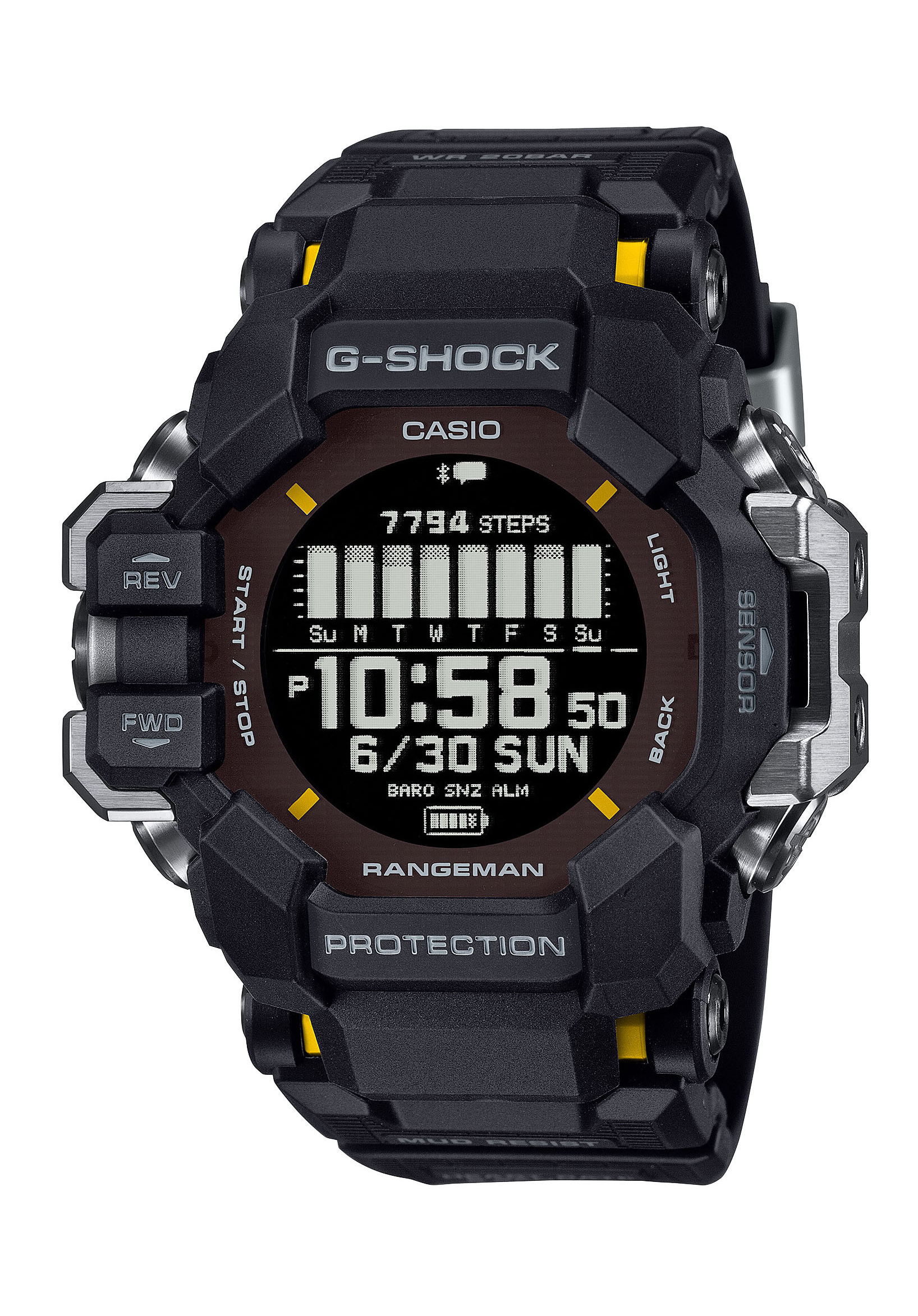 Casio Master of G Rangeman Schwarz GPR-H1000-1ER