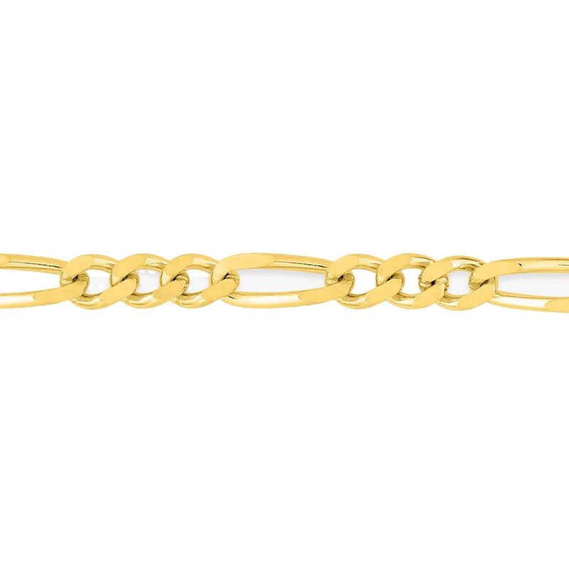 Bracelet Mixte 18 cm - Cheval Aterné - Or 18 Carats - Largeur 2.5 mm
