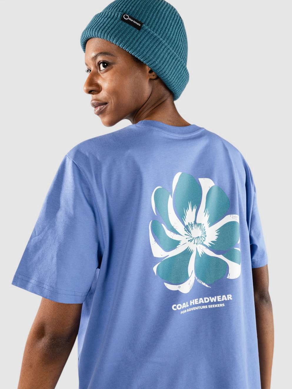 Coal Floral 1.0 W T-Shirt navy