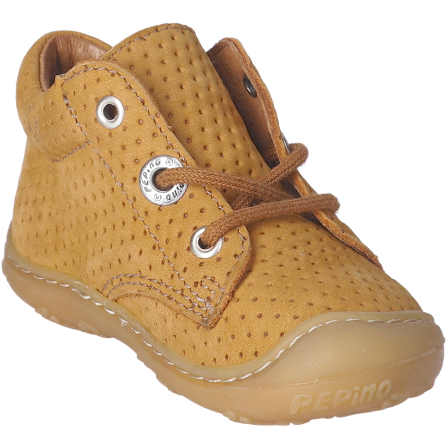 PEPINO Lauflernschuh Dots senf (mittel)