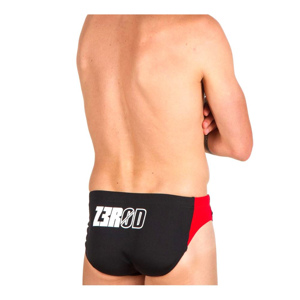 Z3rod SLIP DE BAIN - Slip de bain Homme black/grey/red