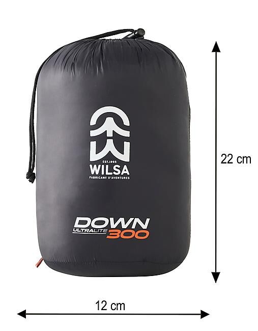 WILSA - SAC DE COUCHAGE DOWN ULTRALIGHT 300 DUVET