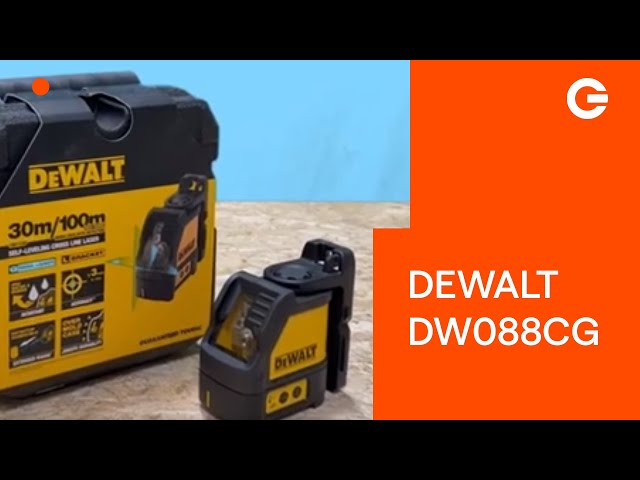 DeWALT DW088CG Zelfnivellerende kruis lijnlaser in koffer - 2 lijnen - 15m - Groen