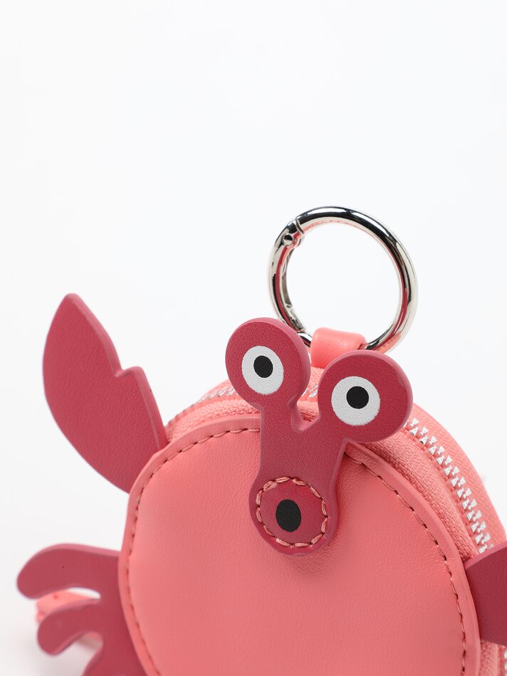 Porta-moedas em formato de caranguejo - Vermelho