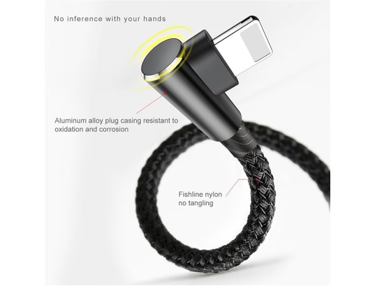 YONIS - Chargeur secteur Câble Usb Chargement Rapide Vers Lightning 8 Broches Type-c...