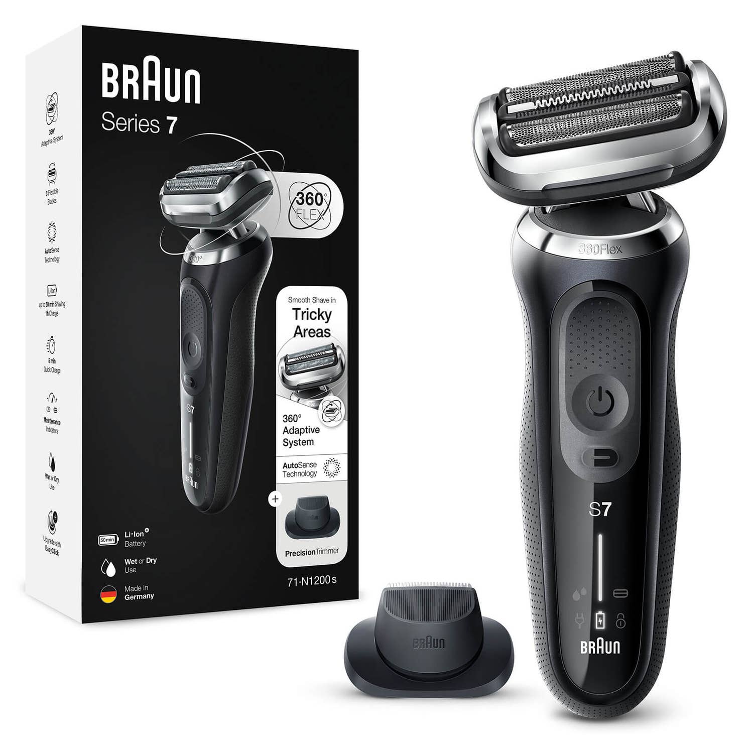 Braun Series 7 71-N1200s Elektrorasierer mit Präzisionstrimmer