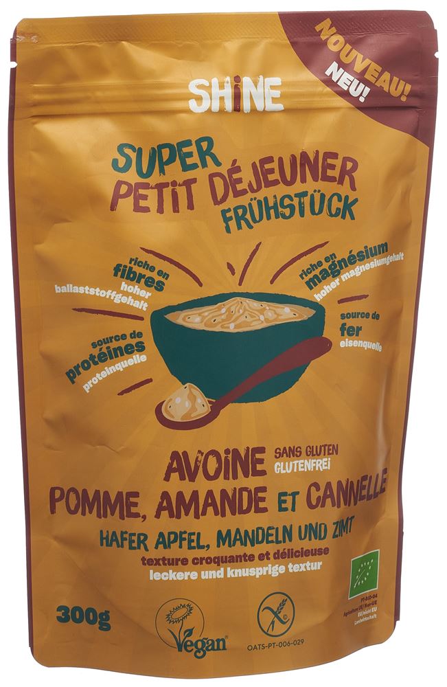SHINE Hafer Frühstück Apfel Mandel & Zimt BIO Btl 300 g