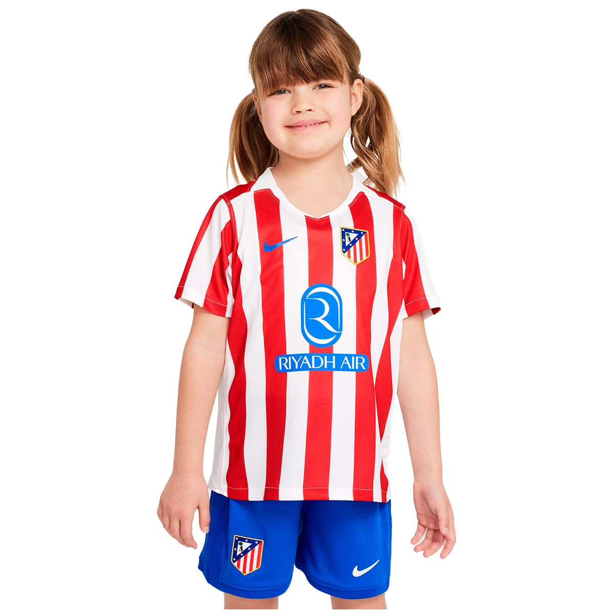 Conjunto Nike Atlético de Madrid Primeiro Equipamento 2025-2026 Criança