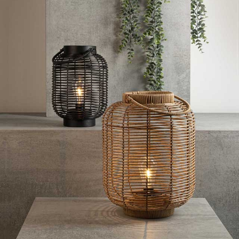 ROTAN TAFELLAMP LED WEB