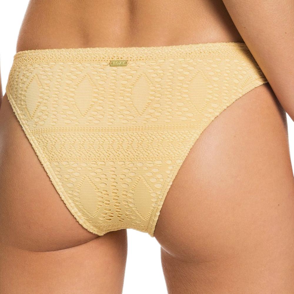Roxy Bas de Bikini Jaune crochet Femme Roxy Sweet Wildness