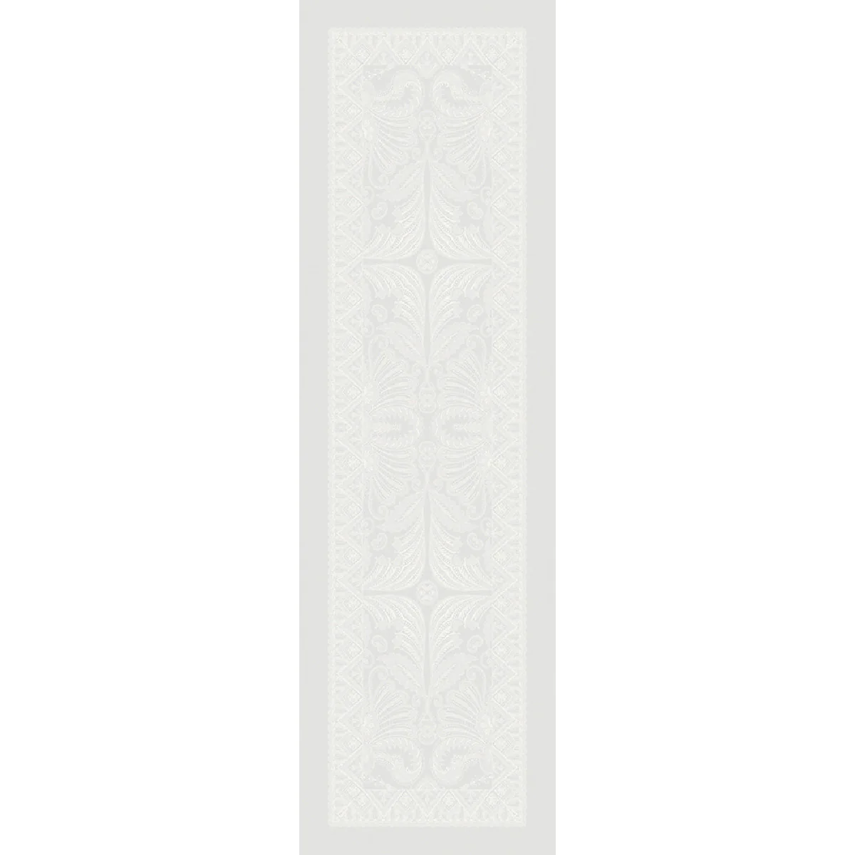 Chemin de table antitache déperlant pur coton gris 54X180 Garnier Thie