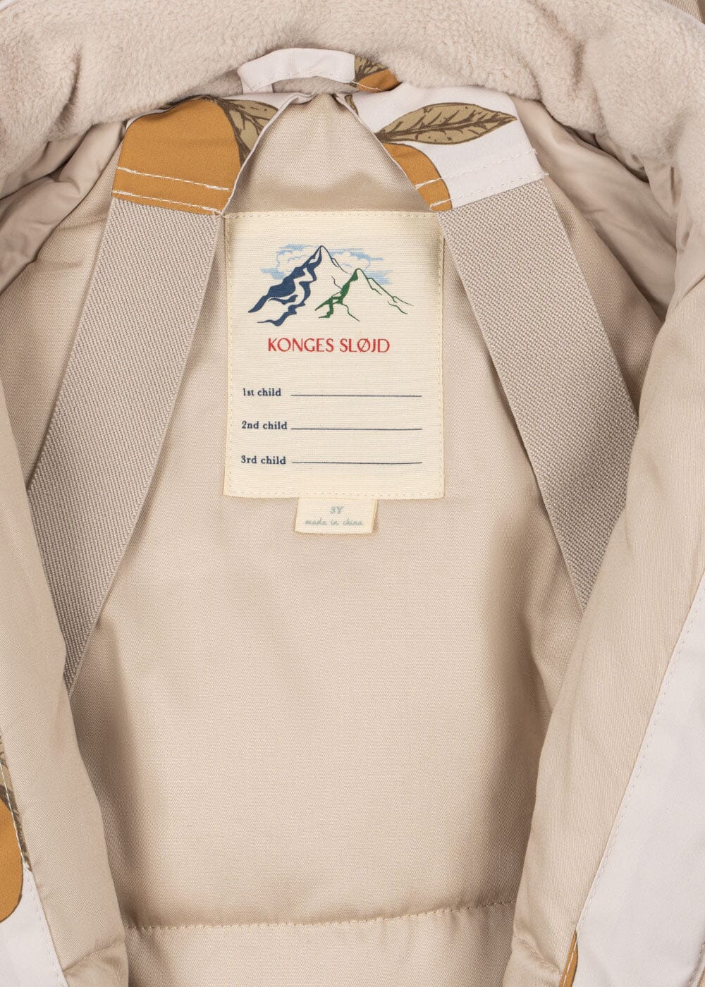 Konges Sløjd Nohr Snowsuit Print mon grand citron