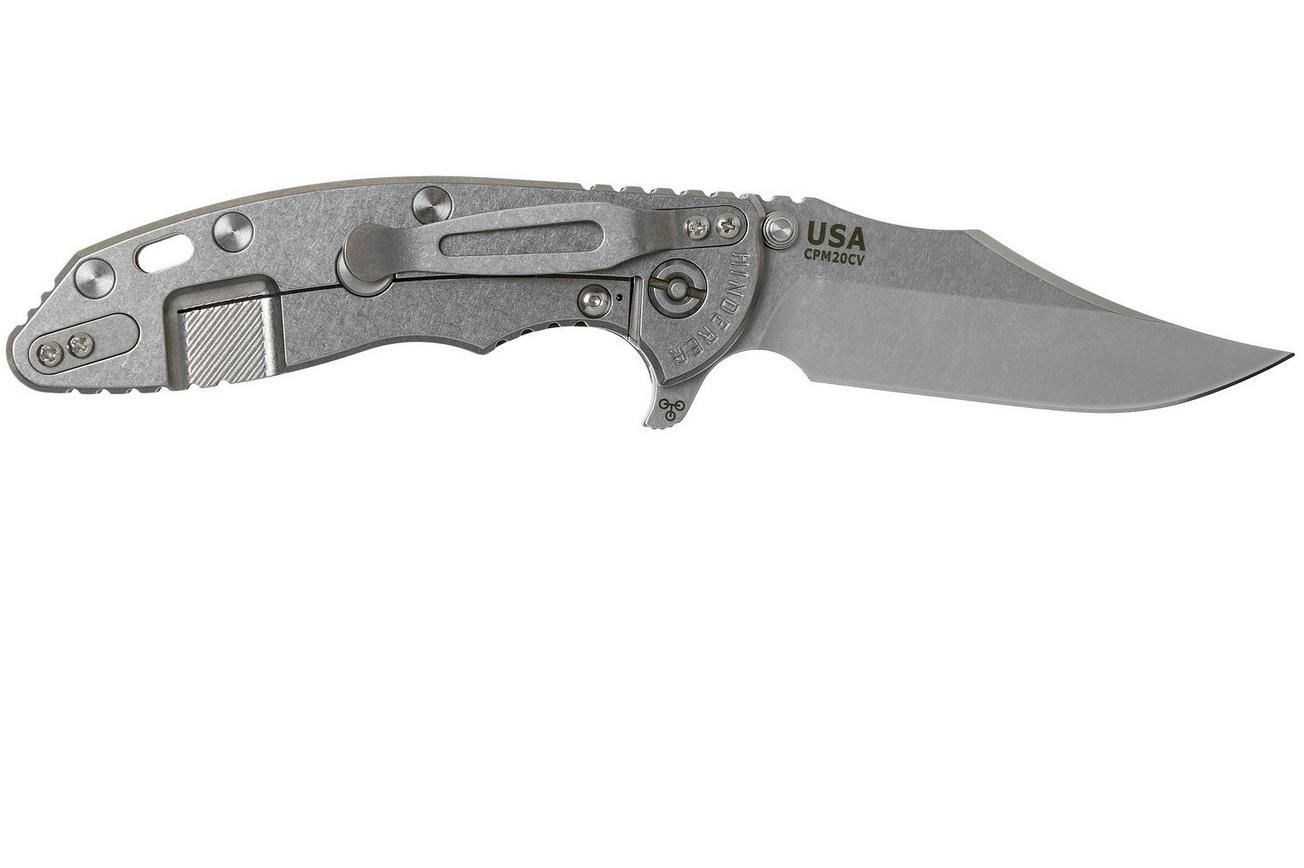 Rick Hinderer XM-18 3.5 Bowie 20CV Stonewash, OD Green G10 zakmes