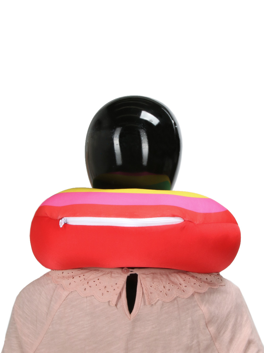 Coussin de voyage Kikkerland Zip & Flip Licorne